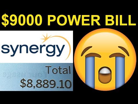 $9000 Power Bill from Bitcoin Mining