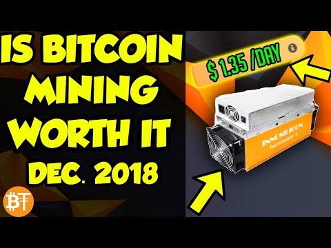 Is Bitcoin (BTC) mining worth it Dec. 2018? BTC mining ASICs