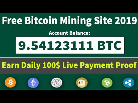Earn Free Bitcoin New Free Mining Site 2019 | Earn Daily 100$ Live Withdrawal Payment Proof