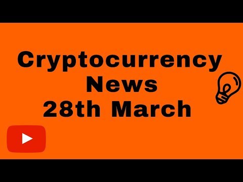 Cryptocurrency News 28.03.19 - Bitcoin IOTA Cardano Stellar Visa USA Market news