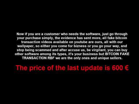 Bitcoin Fake Transaction SCAM ALERTE, SHARE IT (@Dr_blackhat own seller)