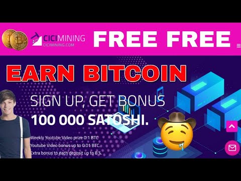 CiCi Mining New Free Bitcoin Mining Site Free Signup Bonus 0.001 BTC Earn Daily 0.01 BTC Live Proof