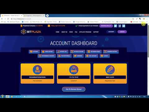 Bitplaza.biz |  is now fully scam dont invest in this site more.