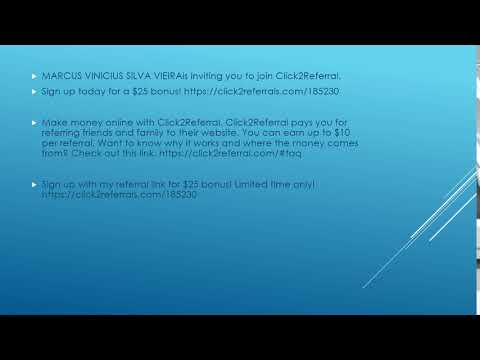 Make Money Online with Click2Referral | 185230 | Instant payment via PayPal, Bitcoin etc