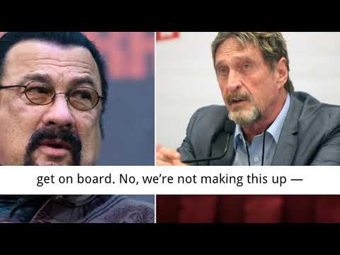 Why Is John McAfee Promoting Steven Seagal-Endorsed Crypto Scam Coin?
