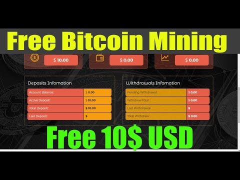 Free 10$ USD Free Bitcoin Mining Site 2019  Earn Daily 25$ to 50$