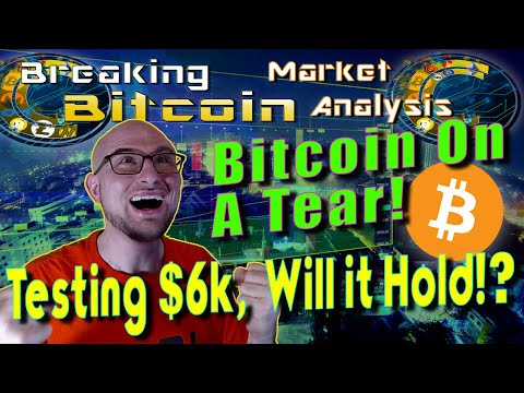 Bitcoin Hits 6000!  BitFinex Legal Problems - Will They Be Fugitives? Breaking Bitcoin Market Update