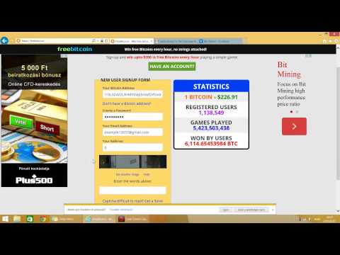 How to earn Bitcoins for FREE with freebitco.in (LINK below)
