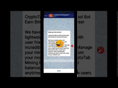 MINING BITCOIN : No Depo CryptoTab Mining Pool Telegram Bot