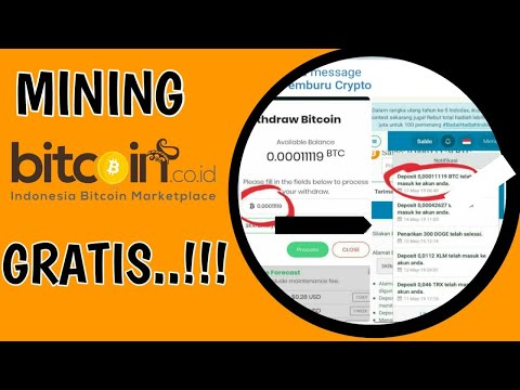 MINING BITCOIN GRATISAN | WITHDRAW 0.0001BTC | JANGAN SAMPAI KETINGGALAN