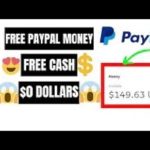 How To Get Free😍 PayPal Money🤑 With ❌ $0 Dollars   How To Make Money Online