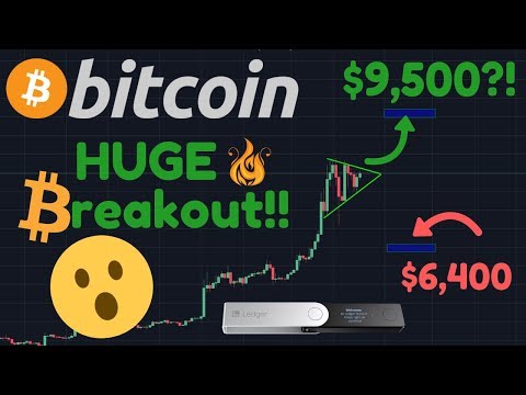 HUGE BITCOIN BREAKOUT TO $9,500 - $10,000?!? | Ledger Nano X | AT & T | Coinstar