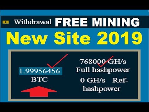 New Free Bitcoin Cloud Mining Site 2019 | New Bitcoin Mining Sites 2019 | Free Bitcoin Mining  Site