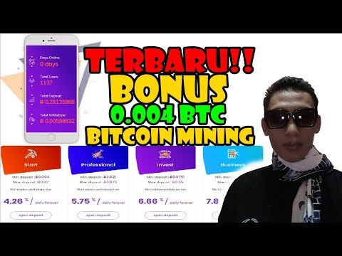 Gila!!! Big Bonus Up to 0.009 BTC  - Bitcoin mining terbaru 2019
