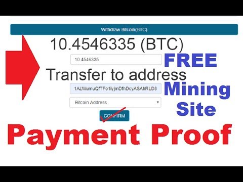 New High Paying Free Bitcoin Cloud Mining site 2019 | New Free Bitcoin Cloud Mining Site 2019
