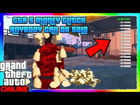 *SOLO* GTA 5 MONEY GLITCH That can MAKE MONEY FAST in GTA 5 Online MONEY GLITCH SOLO! MONEY DROPS