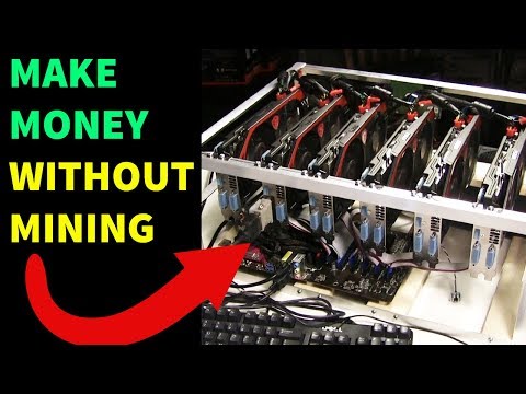 Make Money With Bitcoin Mining Rigs WITHOUT Mining