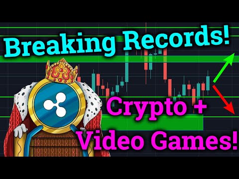 Ripple XRP Breaking Records! Cryptocurrency + Video game Adoption! Bitcoin BTC Analysis + News!
