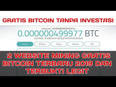 New‼️ 2 WEBSITE MINING TERBARU BITCOIN GRATIS 2019 DAN TERBUKTI LEGIT....