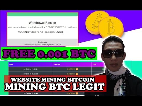 FREE 0.001 BTC Website mining terbaru & live withdraw 100% legit