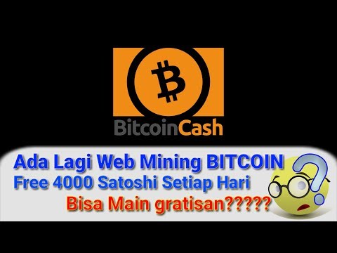 MINING bitcoin Gratis 4000 sathosi setiap hari | Bisa main gratis???