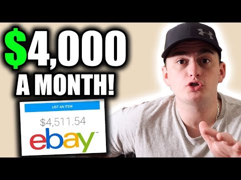 MAKING $4,000 A MONTH on eBay!!! HOW TO MAKE MONEY ONLINE