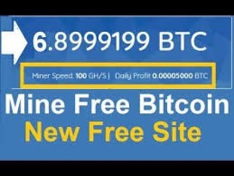 New Bitcoin cloud mining Site | 100 ghs and Every Refer 5 ghs | Zero InvestMent Don't Miss