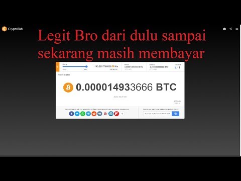 TERBARU MINING BITCOIN 2019 , PAKAI CRYPTOTAB LEGIT!!!!