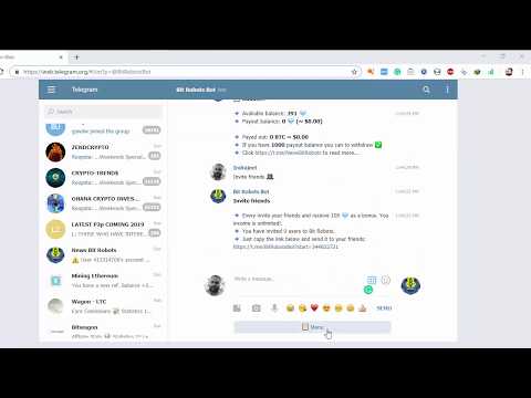 Telegram Bitcoin Mining Bot 2019|Bit Robots Bot Telegram