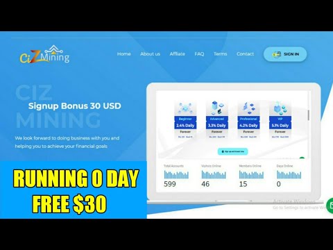 BONUS SING UP $30 | WEBSITE TERBARU INVEST BITCOIN JANGKA PANJANG [ CIZ MINING ] 2019