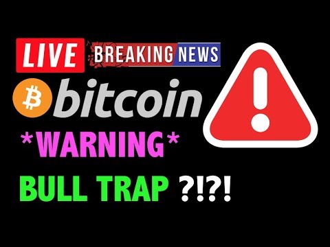 Bitcoin *WARNING* GIGANTIC BULL TRAP?!❗️LIVE Crypto Trading Analysis & BTC Cryptocurrency Price News