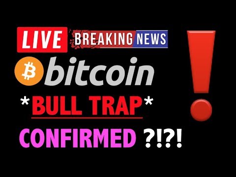 Bitcoin *URGENT* BULL TRAP CONFIRMED?!❗️LIVE Crypto Trading Analysis & BTC Cryptocurrency Price News