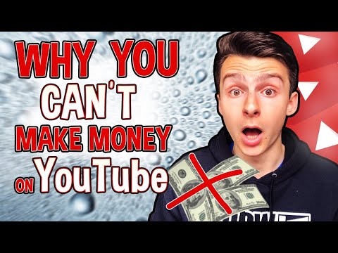 3 REASONS WHY YOU CAN'T MAKE MONEY ONLINE WITH YOUTUBE (NOT WHAT YOU THINK)
