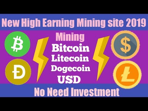 New high Earning Site 2019 | Signup Get Bonus | Mining Bitcoin Litecoin USD | No Need Investment