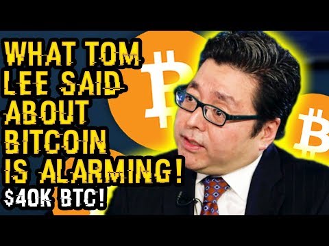 WHAT TOM LEE Just SAID ABOUT BITCOIN In SEPTEMBER Is ALARMING Buy AMAZING At The SAME TIME! $40K BTC