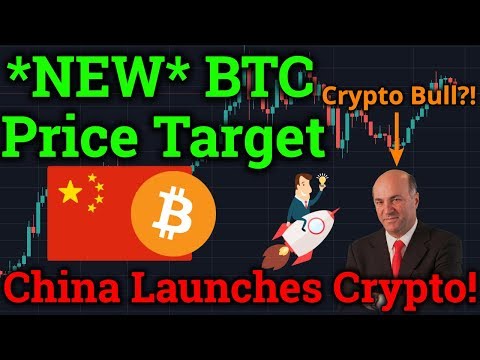 *NEW* Bitcoin Price Target! China Launching Cryptocurrency! Kevin O'Leary a BTC Bull? News/Analysis