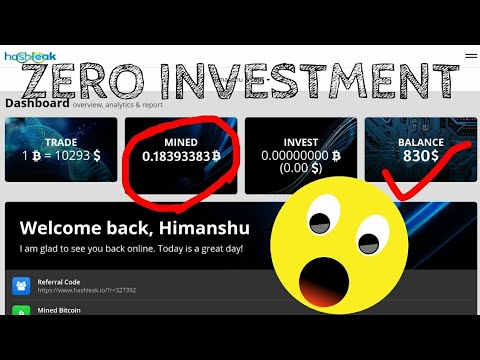New Hashlab.io Bitcoin Mining Website-Zero InvestMent Don't Miss ?