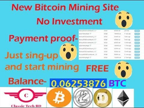Free Bitcoin Mining Site 2019.No Investment.Faucethub payment.Classic Tech BD.By Shahin Khan.
