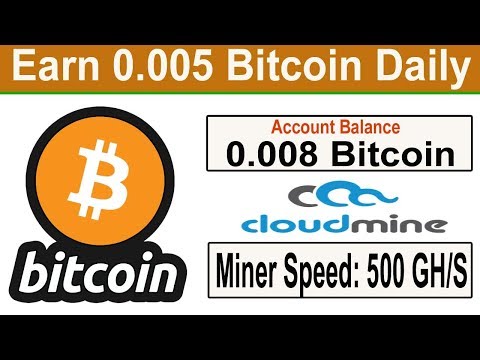 New Bitcoin Cloud Mining Site 2019 | Earn Daily 0.005 Bitcoin