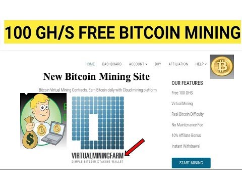 Virtual Mining Farm Bitcoin Mining site - Cloud Mining - Free Hash power - 100% Withdrawal