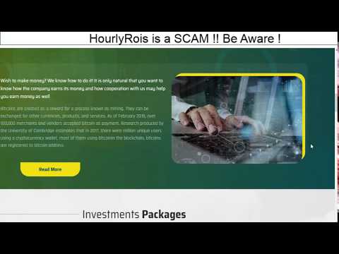 HourlyRois Bitcoin Investment Platform is a SCAM !
