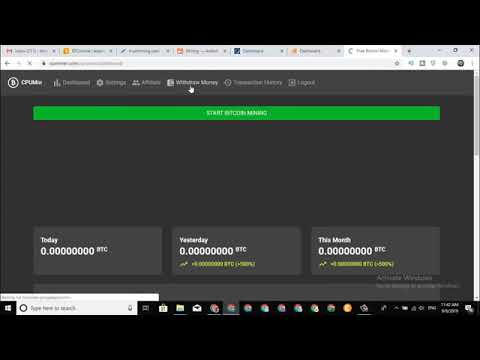 Cpuminoominer.com Live Withdraw Proof RealFake Free Bitcoin Mining Site oominer .mp4