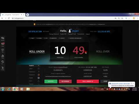 luckygames.io low balances to high balances bitcoin btc cryptocurrency bitcoin news.mp4