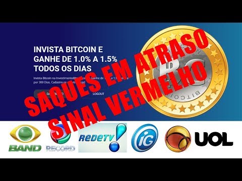 INVESTIMENTO BITCOIN - Saques em atraso, será um futuro SCAM ?