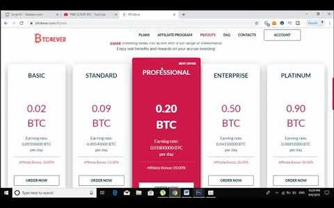 New Free Bitcoin Mining Site btc4ever.mp4