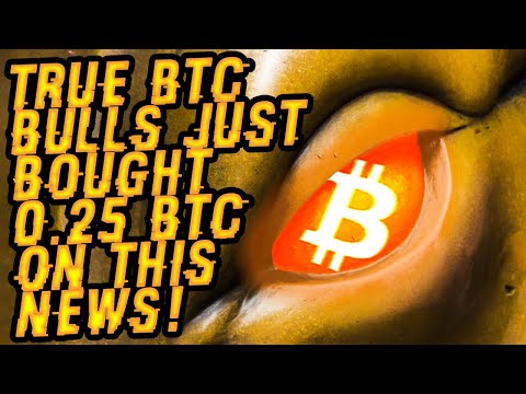TRUE BITCOIN BULLS Just Bought 0.25 BTC On THIS NEWS! Did NOSTRADAMUS CALL BTC OCTOBER PRICE RIGHT?
