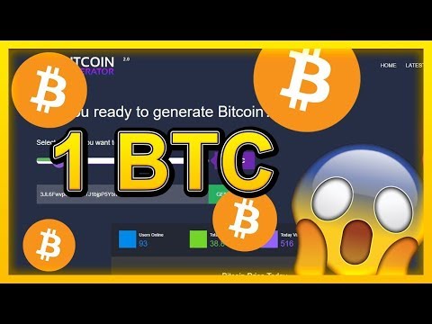 Bitcoin Generator 2019 - Free Bitcoin Mining, Legit ✅