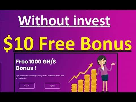 Earn Free $10 Daily Free 1000 Gh/s New Bitcoin Mining Site High Paying Without investment