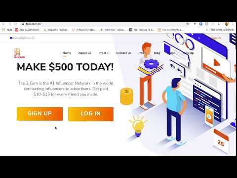 Tap 2 Earn Is The #1 Influencer Network. Make Money Online With Tap 2 Earn