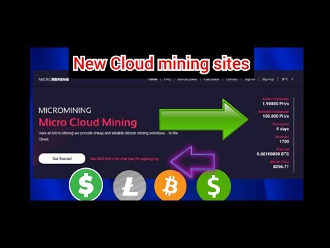 Micro.mining.com How To new lunch bitcoin mining sites 200GH/s free